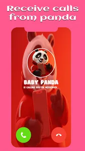 Baby Panda Mod Call Chat Game screenshot 1