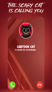 Scary Cartoon Cat Call & Chat screenshot 12