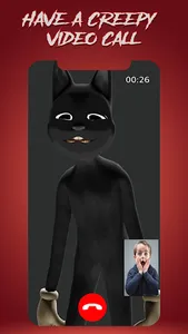 Scary Cartoon Cat Call & Chat screenshot 14