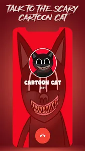 Scary Cartoon Cat Call & Chat screenshot 16