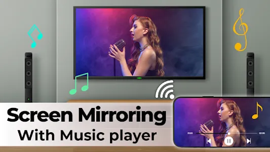 Screen Mirroring with Music TV screenshot 0