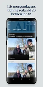 Alingsås Tidning E-tidning screenshot 1