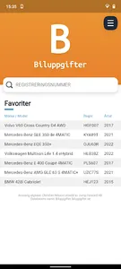 Biluppgifter 2021 screenshot 0