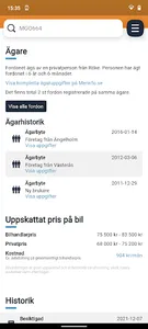 Biluppgifter 2021 screenshot 2