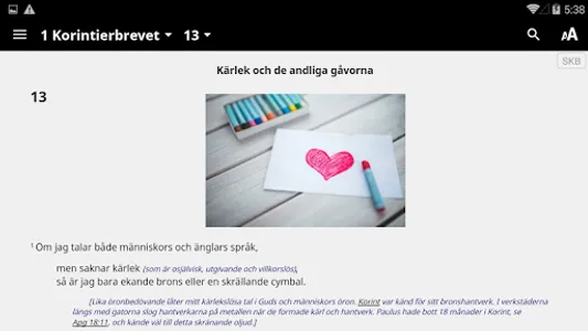 Svenska Kärnbibeln screenshot 9