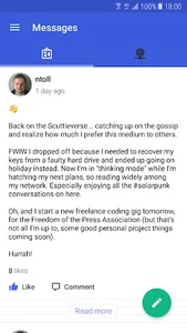 Manyverse screenshot 0