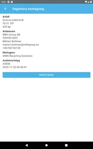 Insamlare screenshot 3