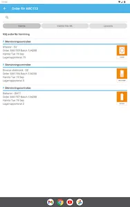 Leverantör screenshot 5