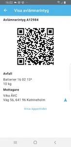 Verksamhetsavfall screenshot 1