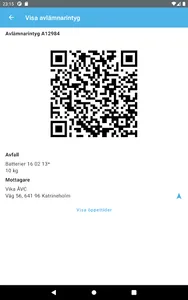 Verksamhetsavfall screenshot 3