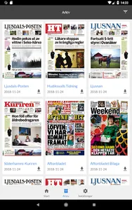 Ljusdals-Posten e-tidning screenshot 3