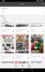 Ljusdals-Posten e-tidning screenshot 4