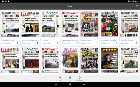 Ljusdals-Posten e-tidning screenshot 6