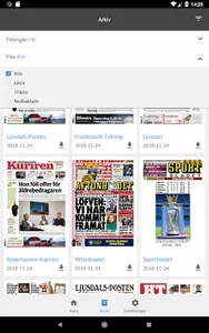 Ljusnan e-tidning screenshot 4