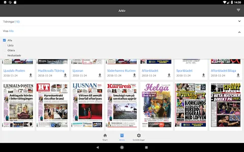 Ljusnan e-tidning screenshot 7