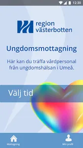 Ungdomsmottagning Västerbotten screenshot 0