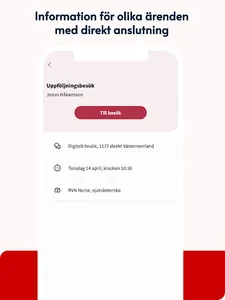 Min vård Västernorrland screenshot 15
