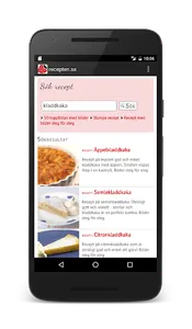 recepten.se screenshot 2