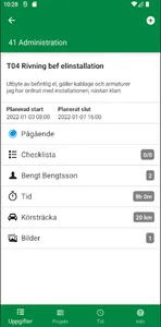 Tickra - Planera & Rapportera screenshot 1
