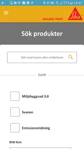 Sika MiljöAppen screenshot 0