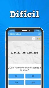 Secuencias numéricas screenshot 2