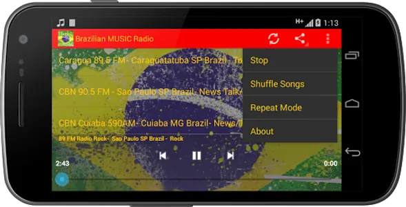 Brazilian MUSIC Radio screenshot 5