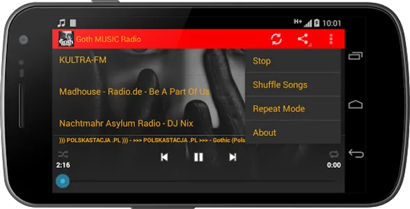 Goth MUSIC Radio screenshot 13