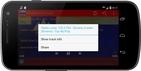 Slovenia MUSIC Radio screenshot 7
