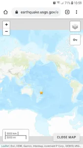 Worldwide Earthquake screenshot 1