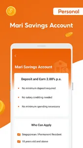 MariBank screenshot 1
