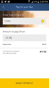 ComfortDelGro SWAN TAXIS App screenshot 4