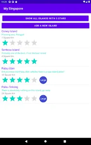 Island Lister screenshot 2