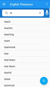 English Thesaurus screenshot 2