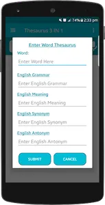 English French Spanish Thesaur screenshot 2