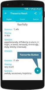English French Spanish Thesaur screenshot 6