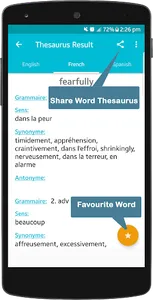 English French Spanish Thesaur screenshot 7