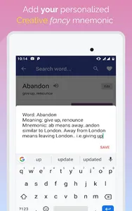 Mnemonic Dictionary - Fastest  screenshot 10