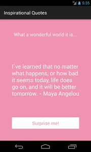 Inspirational Quotes! screenshot 0