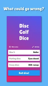 Disc Golf Dice screenshot 3