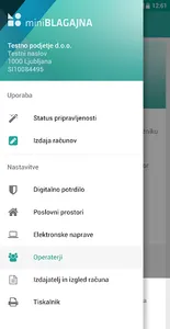 miniBlagajna screenshot 0
