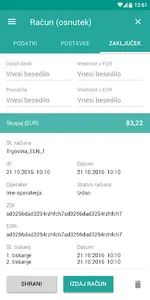 miniBlagajna screenshot 3