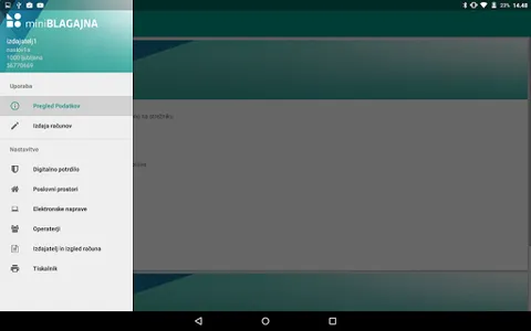 miniBlagajna screenshot 6