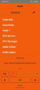 iRadio, radio slovenija screenshot 2