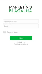 Marketino Blagajna screenshot 1