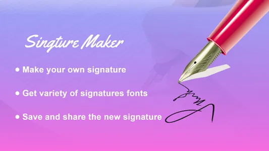 Digital Signature Maker App screenshot 2