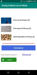 Sim2g Collecte sur la pêche screenshot 0