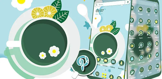 Green Lemon Tea Theme screenshot 4