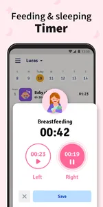 Baby Tracker - Breastfeeding screenshot 1