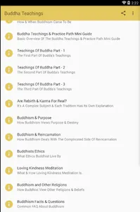 BUDDHA TEACHINGS screenshot 1