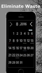 Simple Calendar app *DeepBlack screenshot 0